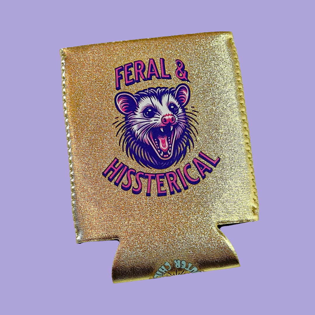 Feral & Hissterical Can Cooler Drink Sleeve