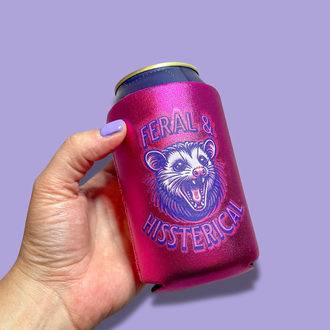 Feral & Hissterical Can Cooler Drink Sleeve