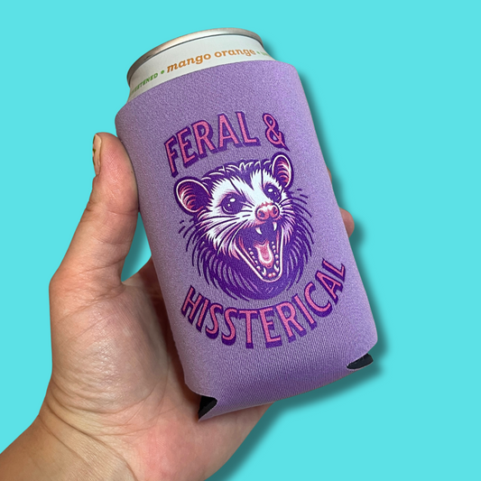 Feral & Hissterical Can Cooler Drink Sleeve