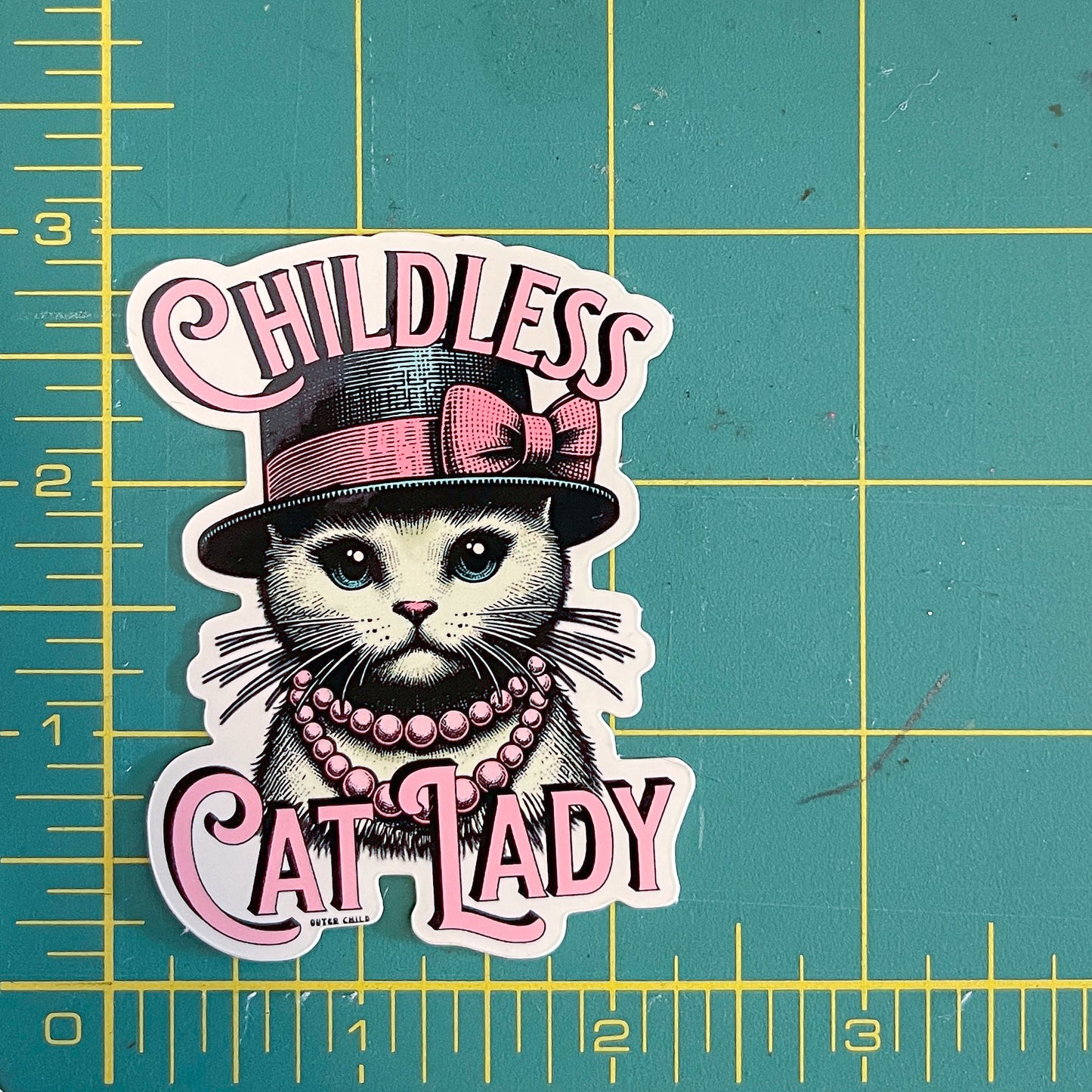 Childless Cat Lady Sticker