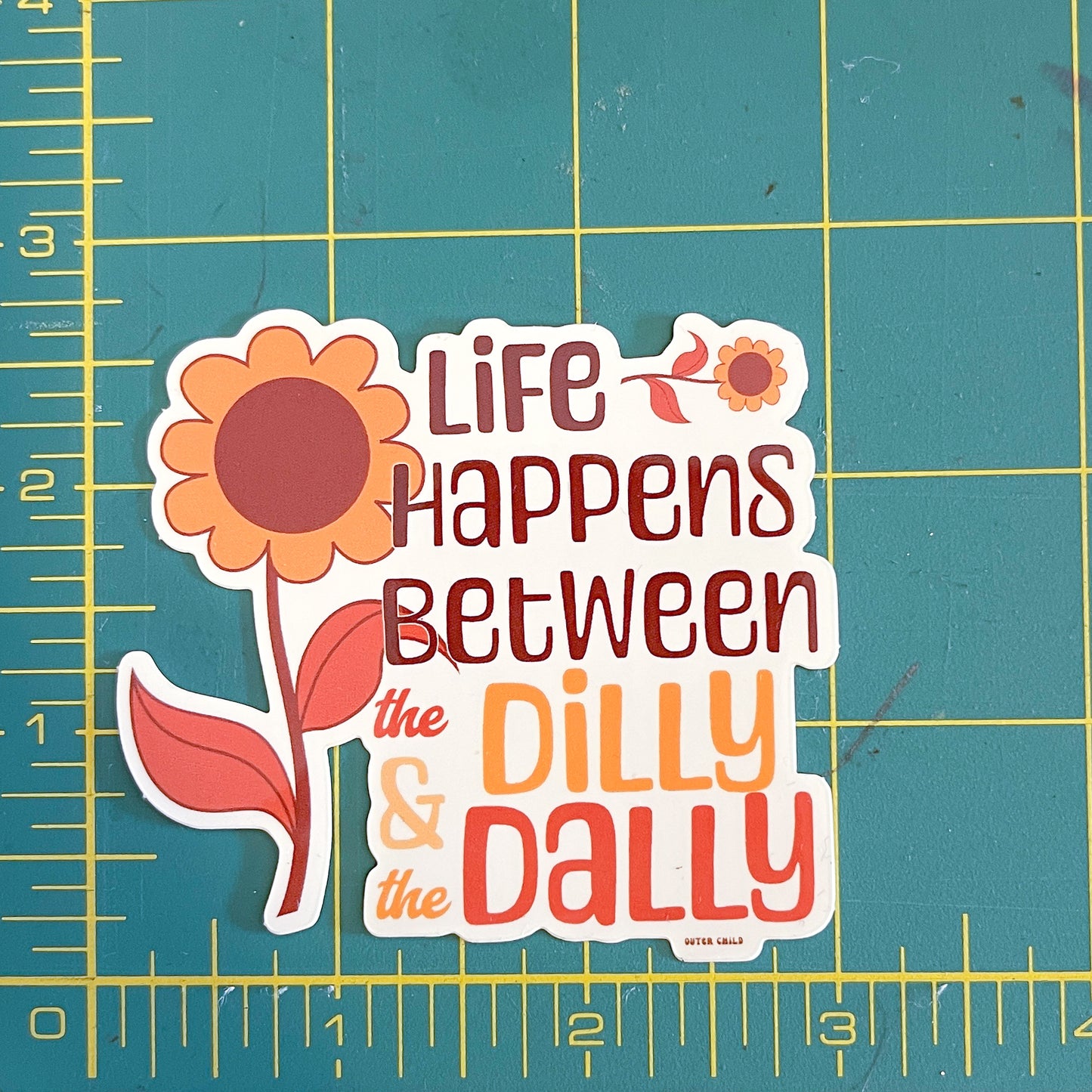 Dilly Dally Sticker