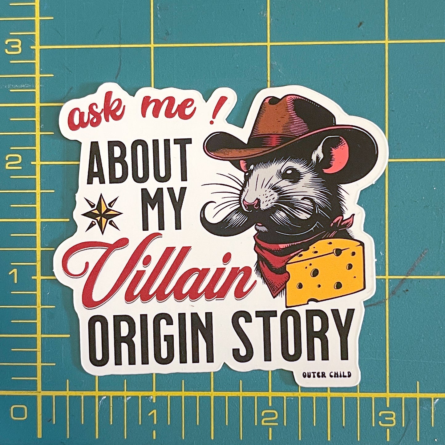 My Villain Origin Story Sticker