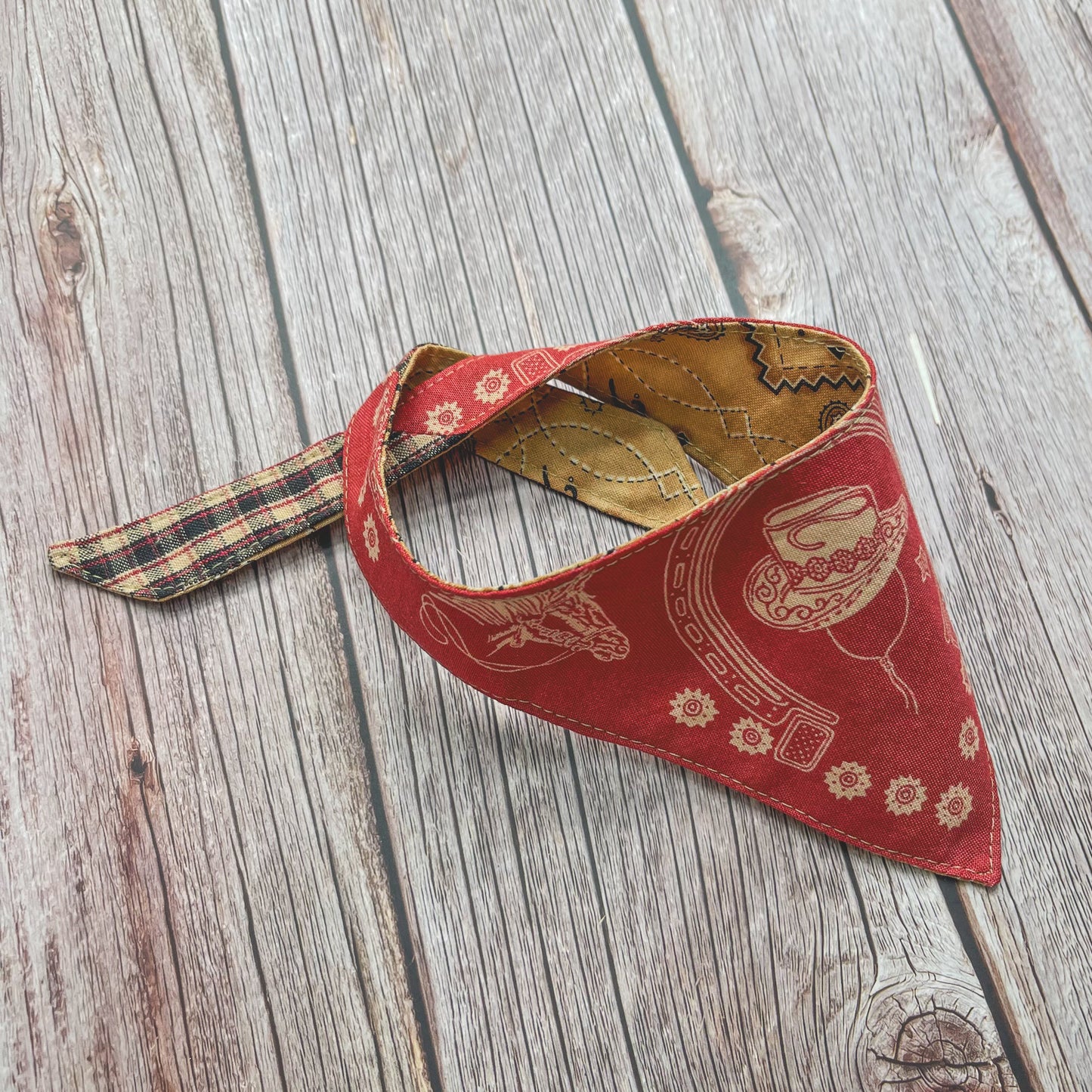 X-Small Bandana - Western Motif