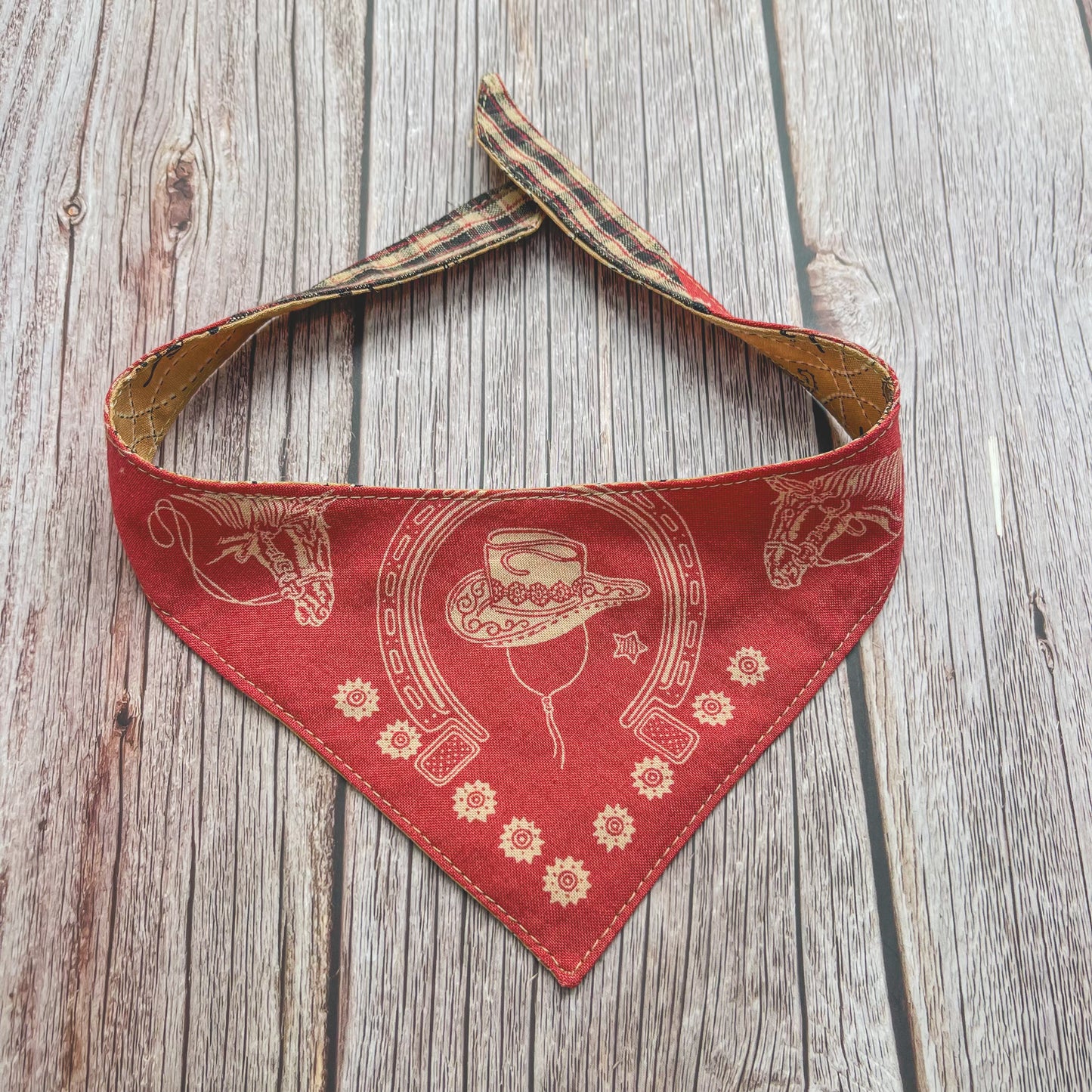 X-Small Bandana - Western Motif