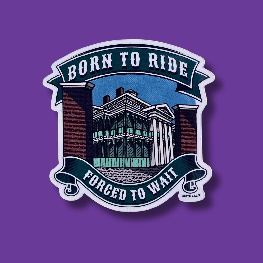 Born to Ride, Forced to Wait - Haunted Mansion DLR