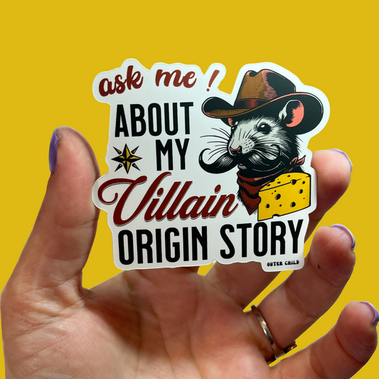 My Villain Origin Story Sticker