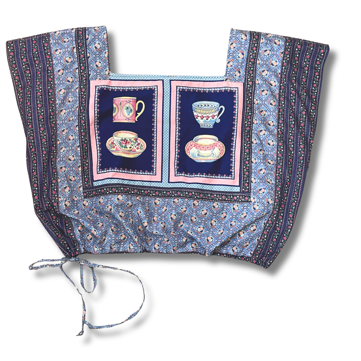 Tea Time Boxy Crop Top - Size 2X/3X